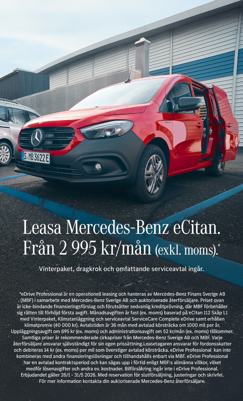 Leasa Mercedes-Benz eCitan